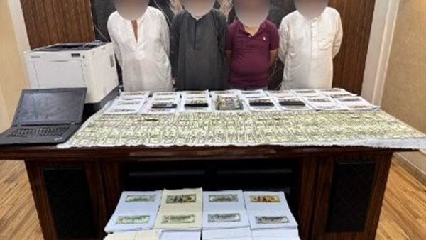 المتهمين والمضبوطات