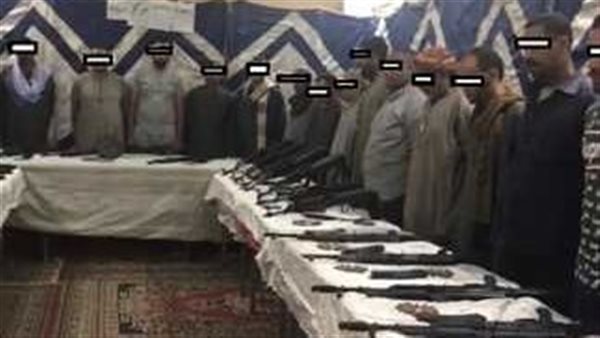 المتهمين والمضبوطات