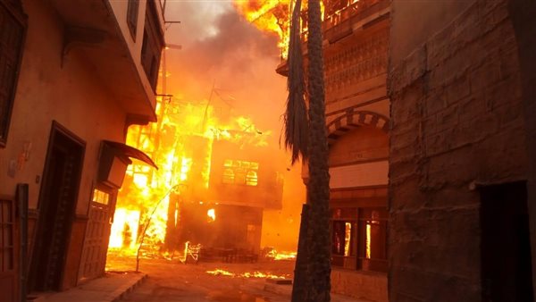 حريق مدينة الإنتاج