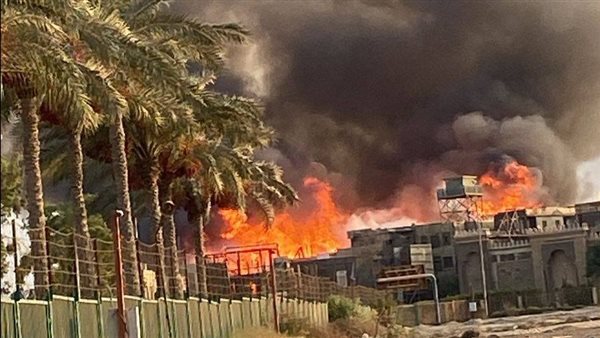 حريق مدينة الإنتاج