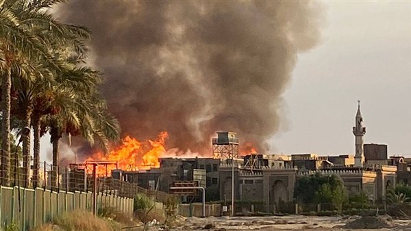 حريق مدينة الإنتاج