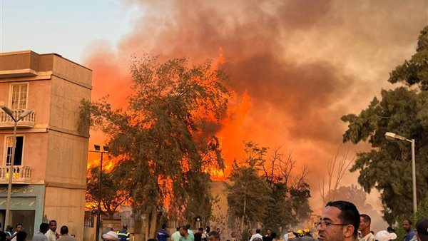 حريق مدينة الإنتاج