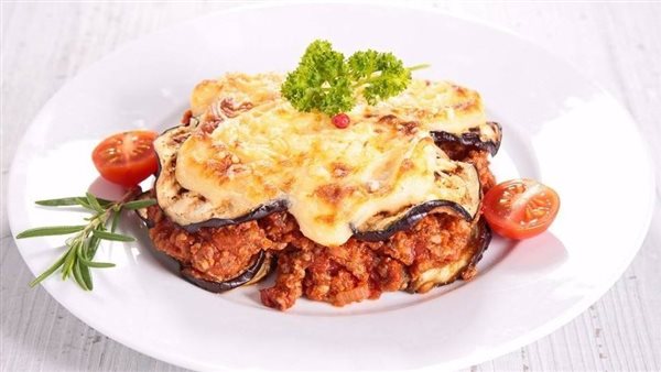 مسقعة بدون لحوم 