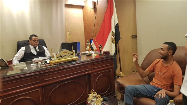 محرر مصر تايمز مع