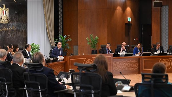 مدبولي خلال اللقاء