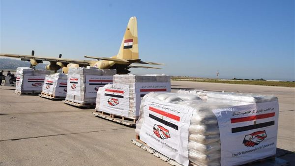 مساعدات مصرية للبنان