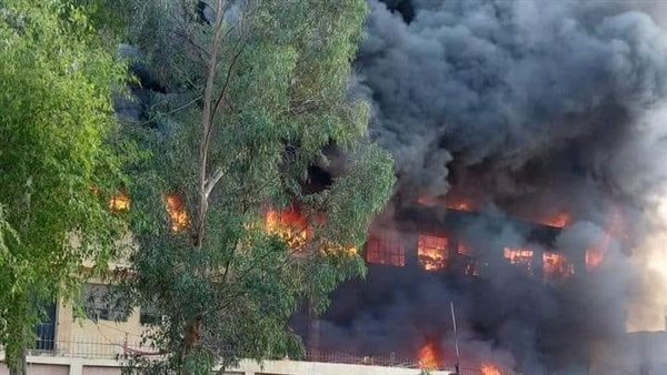 حريق مصنع العاشر