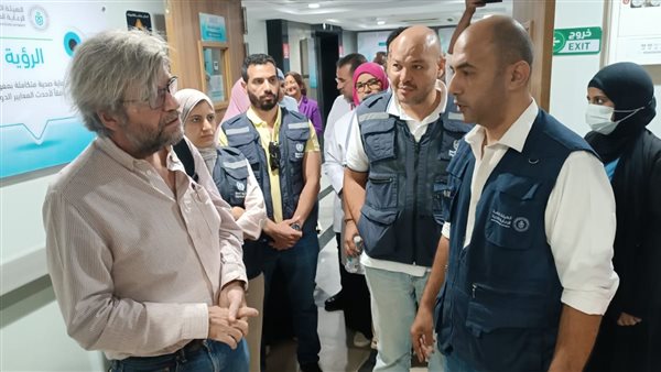 وفد من منظمة الصحة