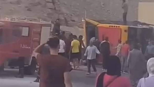 حادث انقلاب أتوبيس