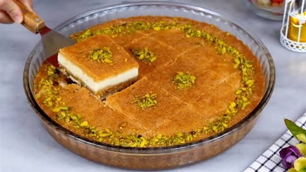 البسبوسة بالقشطة