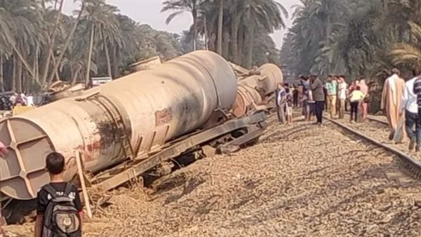 انقلاب قطار بضائع