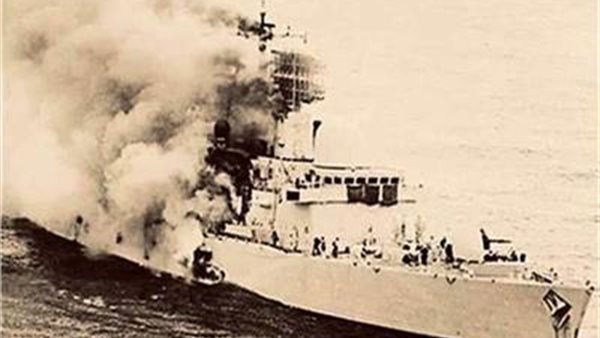 تدمير المدمرة الإسرائيلية