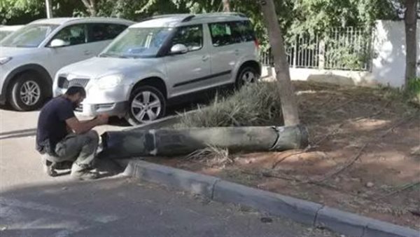 شظية صاروخ في هرتسليا