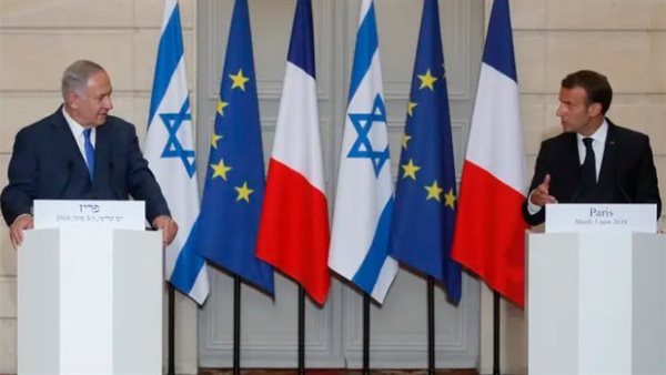 نتنياهو وماكرون 