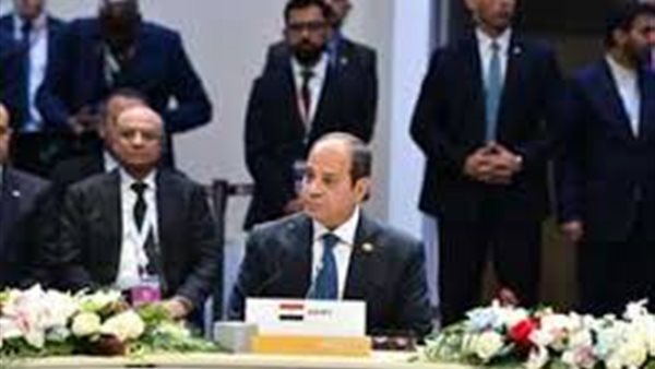 السيسي خلال قمة البريكس