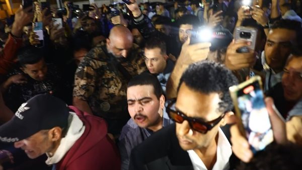  محمد رمضان  يصل