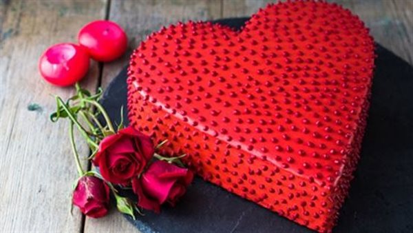 كيك عيد الحب
