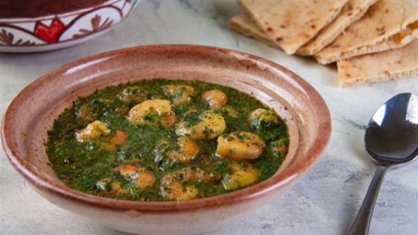 ملوخية بالجمبري