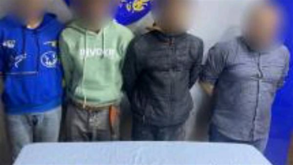 المتهمين والمضبوطات