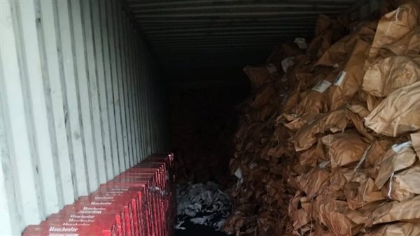 ضبط 1763 خرطوشة سجائر