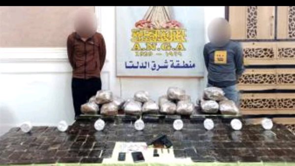 المتهمين والمضبوطات