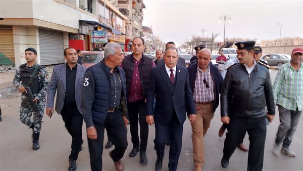 محافظ بورسعيد أثناء