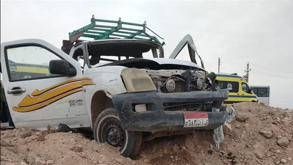 حادث تصادم سيارتين