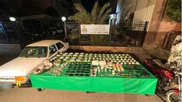 جانب من المضبوطات