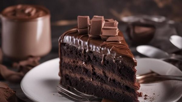 كيك الشوكولاتة الداكنة