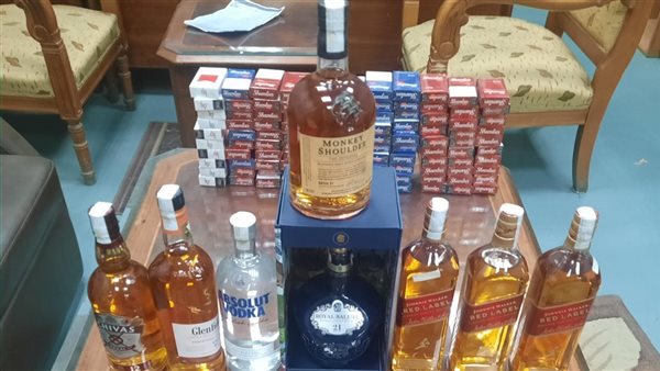 جانب من المضبوطات