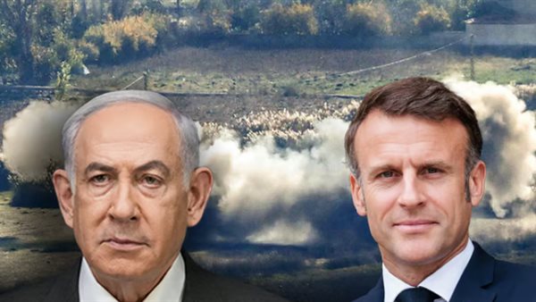 ماكرون ونتنياهو 