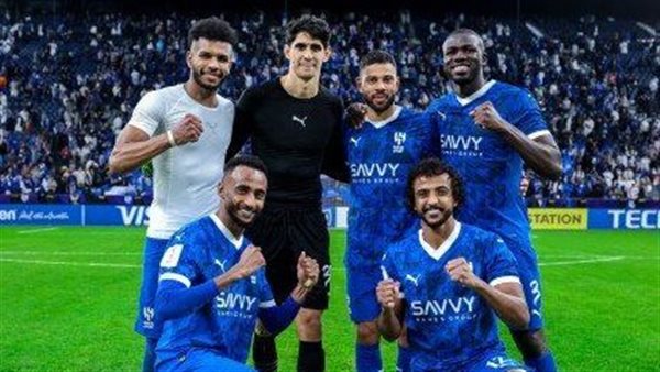 فريق الهلال عقب الفوز