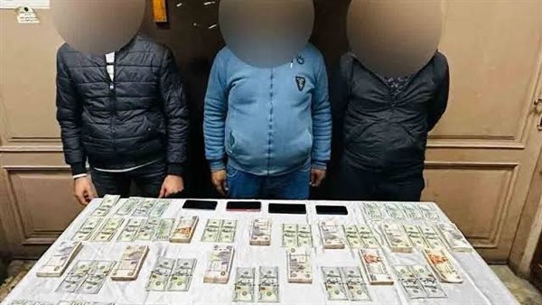 المتهمين والمضبوطات