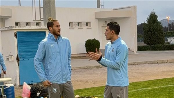 رمضان صبحي خلال التدريبات