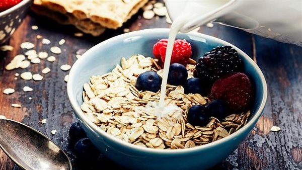 الشوفان بالحليب 