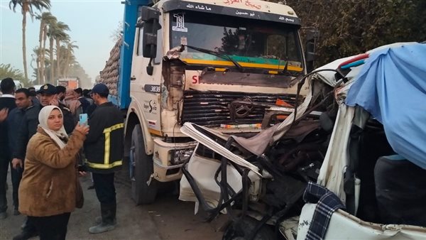  حادث ميكروباص طريق