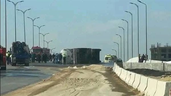 انقلاب سيارة نقل