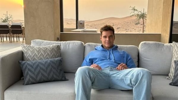 ريكي مارتن خلال تواجده