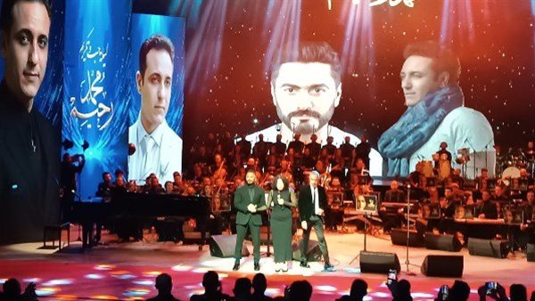 تامر حسني وابنة محمد