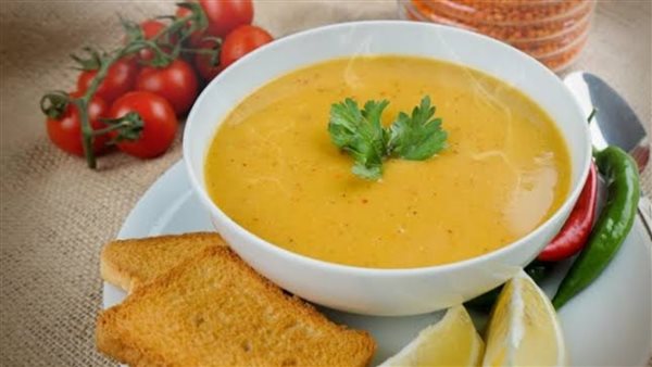 طريقة عمل شوربة العدس..