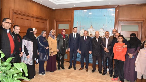 محافظ بورسعيد خلال