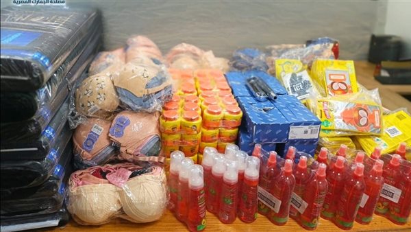 جانب من المضبوطات