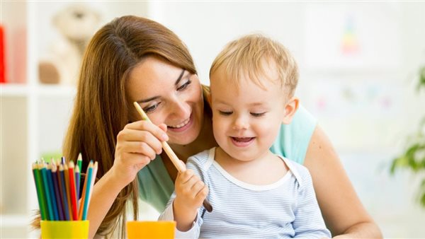 رعاية الزوجة لأطفالها