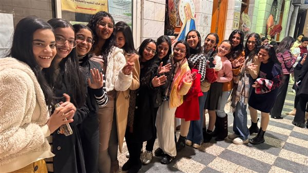 أقباط بورسعيد يؤدون