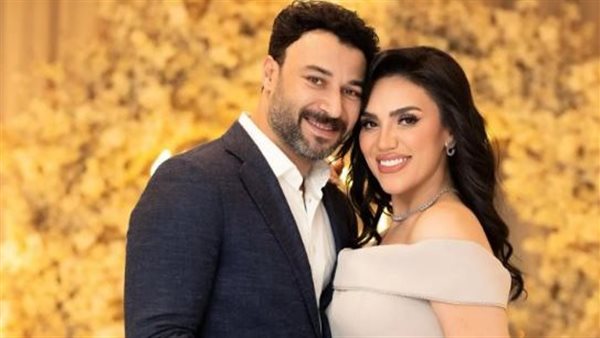 محمد العمروسي ومي