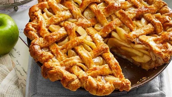 فطيرة التفاح بالقرفة