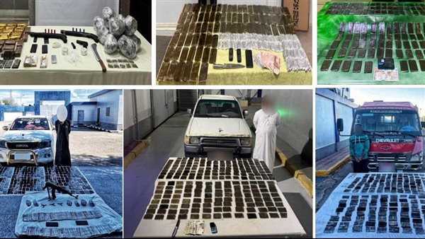 المتهمين والمضبوطات