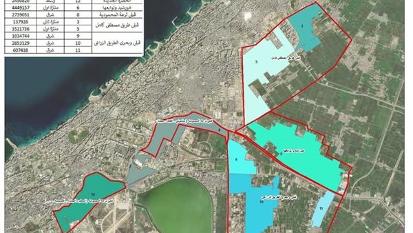 إعادة تخطيط 8 مناطق