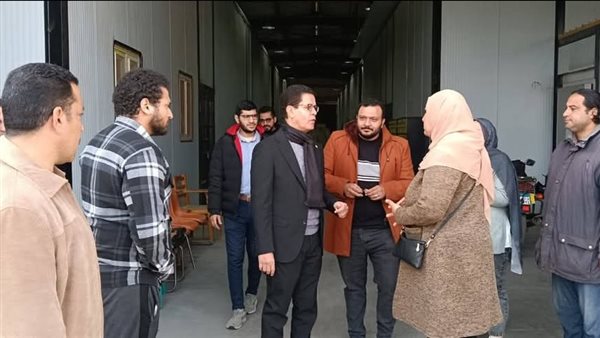 رئيس جامعة بنها خلال