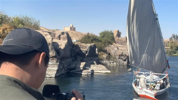 خلال التصوير في أسوان